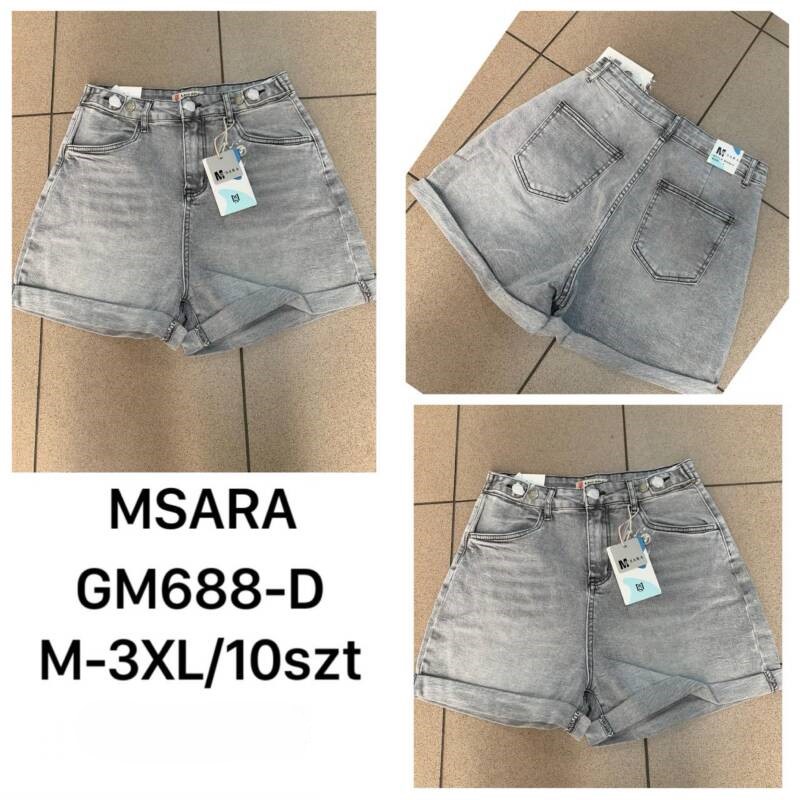 Szorty damskie jeansy Roz M-3XL, 1 Kolor Paczka 10 szt